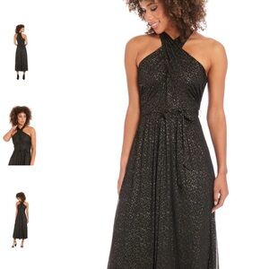 Maggy London Black One Shoulder Dress